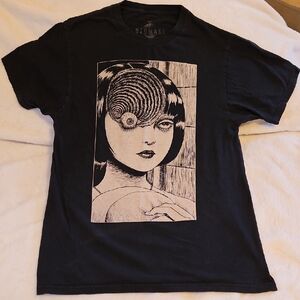 Junji Ito Uzumaki Spiral Eye T-Shirt Size M